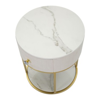 MONTPELLIER CREAM BEDSIDE TABLE