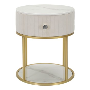 MONTPELLIER CREAM BEDSIDE TABLE