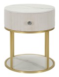 CREAM MONTPELLIER BEDSIDE TABLE