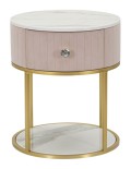 PINK MONTPELLIER BEDSIDE TABLE