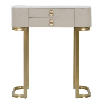 BEAUTY CONSOLE WITH 2 DRAWERS