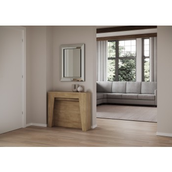 Anea Console - Extendable console 90x25/211 cm Anea White Ash