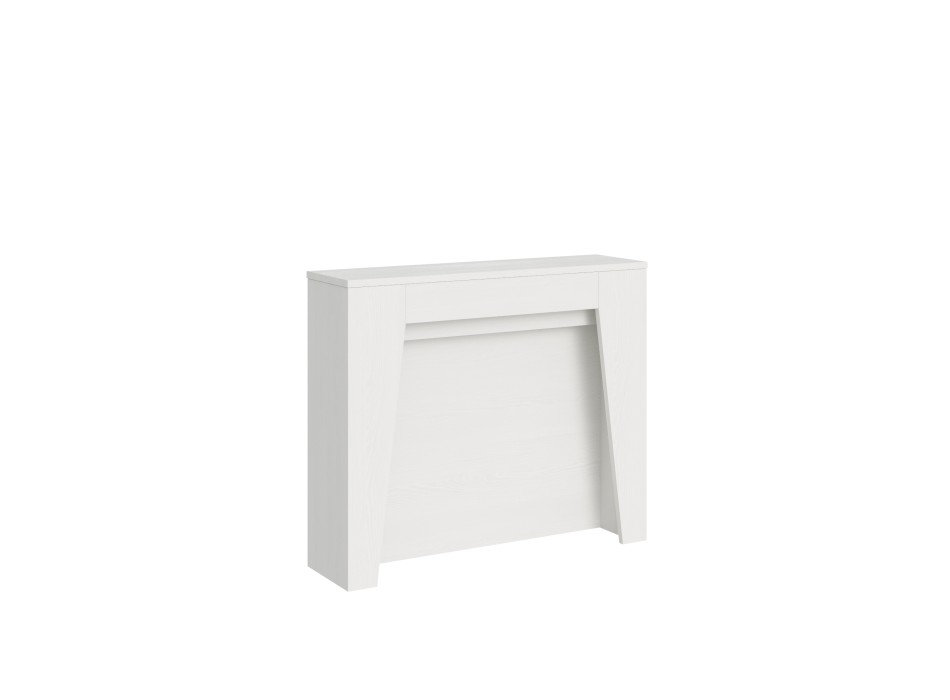 Anea Console - Extendable console 90x25/211 cm Anea White Ash