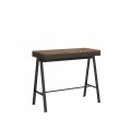 Extendable console 90x40/290 cm Evolution desk with Anthracite frame