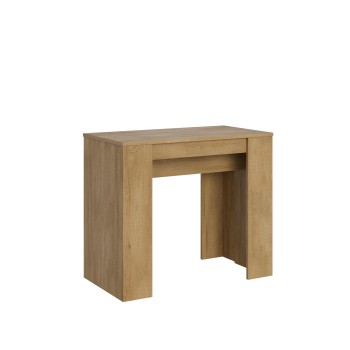 Basic Console - Extendable console 90x48/204 cm Basic Small White Ash