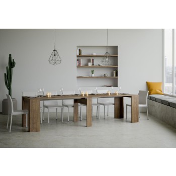 Basic Console - Extendable console 90x48/308 cm Basic White Ash