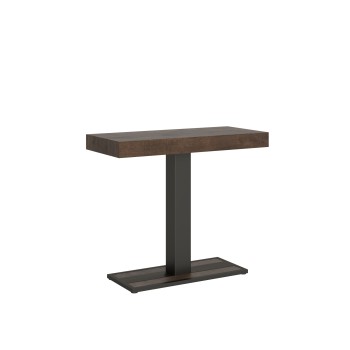 Capital console Anthracite frame - Extendable console 90x40/300 cm Capital Premium Oak Natura Anthracite frame