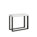 Extendable console 90x40/196 cm Elettra Small Anthracite frame