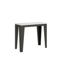 Extendable console 90x40/300 cm Flame Evolution Anthracite frame