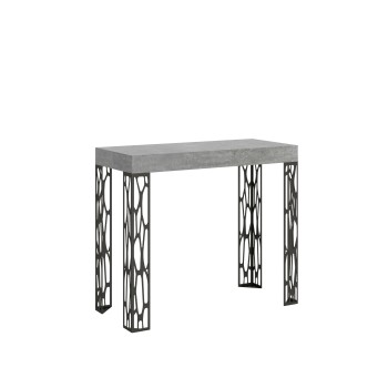 Ghibli console Anthracite frame - Extendable console 90x40/300 cm Ghibli White Ash Anthracite frame