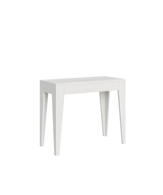 Isotta Console - Extendable console 90x42/198 cm Isotta Small White Ash