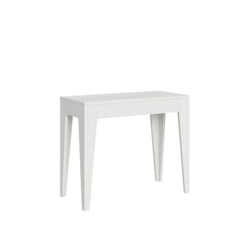 Isotta Console - Extendable console 90x42/198 cm Isotta Small White Ash