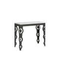 Extendable console 90x40/196 cm Karamay Small Evolution Anthracite frame