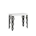 Extendable console 90x40/196 cm Karamay Small Premium Anthracite frame