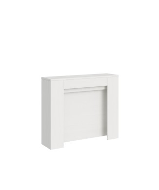 Kiba Console - Extendable console 90x25/211 cm Kiba White Ash