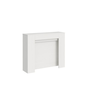 Kiba Console - Extendable console 90x25/211 cm Kiba White Ash