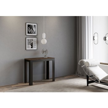 Console Evolution Line Anthracite frame - Extendable console 90x40/300 cm Evolution Line White Ash Anthracite frame