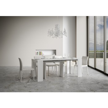 Mia Console - Extendable console 90x42/198 cm Mia Small White Ash