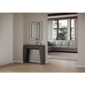 Narrow Console - Extendable console 90x25/181 cm Narrow White Ash