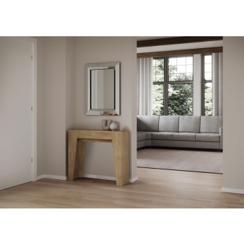 Narrow Console - Extendable console 90x25/181 cm Narrow White Ash