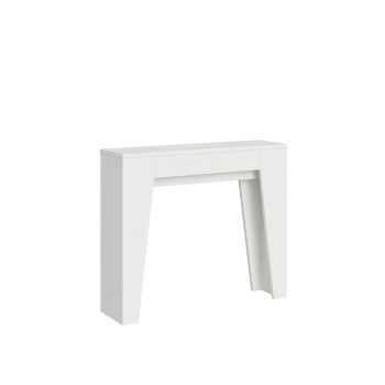 Narrow Console - Extendable console 90x25/181 cm Narrow White Ash