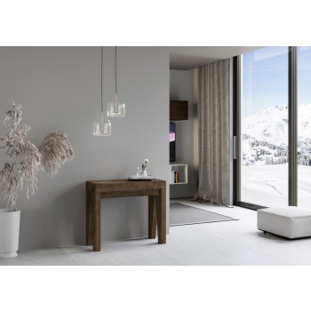 Naxy Console - Extendable Console 90x40/196 cm Naxy Small White Ash