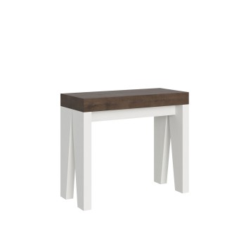 Naxy Console - Extendable Console 90x40/196 cm Naxy Small White Ash