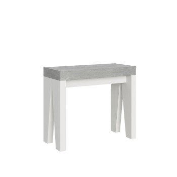 Naxy Console - Extendable Console 90x40/196 cm Naxy Small White Ash