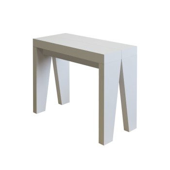 Naxy Console - Extendable Console 90x40/196 cm Naxy Small White Ash