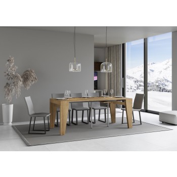 Naxy Console - Extendable Console 90x40/196 cm Naxy Small White Ash