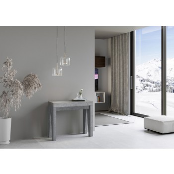 Naxy Console - Extendable Console 90x40/196 cm Naxy Small White Ash