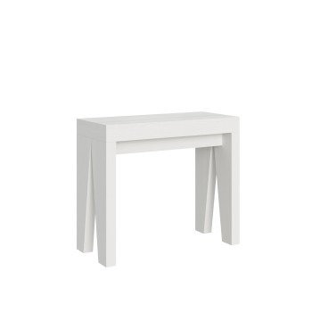 Naxy Console - Extendable Console 90x40/196 cm Naxy Small White Ash