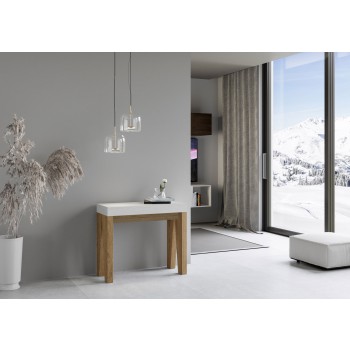 Naxy Console - Extendable Console 90x40/300 cm Naxy White Ash