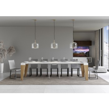 Naxy Console - Extendable Console 90x40/300 cm Naxy White Ash