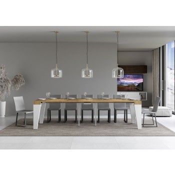 Naxy Console - Extendable Console 90x40/300 cm Naxy White Ash