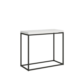 Nordica Libra console Anthracite frame - Opening console 90x45/90 cm Nordica Libra Quercia Natura Anthracite frame