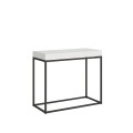 Extendable console 90x40/196 cm Nordica Small Anthracite frame