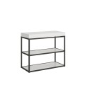 Extendable console 90x40/196 cm Plano Small Anthracite frame