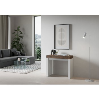 Roxell Console - Extendable Console 90x40/196 cm Roxell Small White Ash