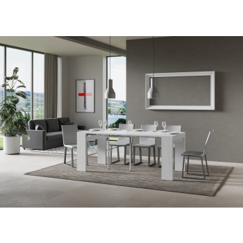 Roxell Console - Extendable Console 90x40/196 cm Roxell Small White Ash