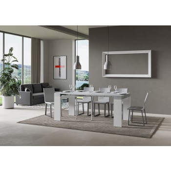 Roxell Console - Extendable Console 90x40/196 cm Roxell Small White Ash