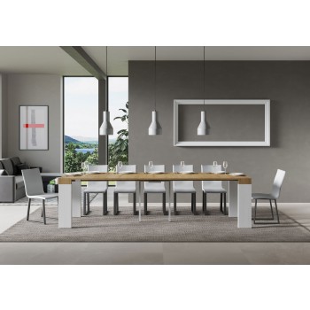 Roxell Console - Extendable Console 90x40/300 cm Roxell White Ash