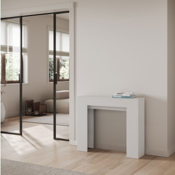 Slick Console - Extendable console 90x25/181 cm Slick White Ash