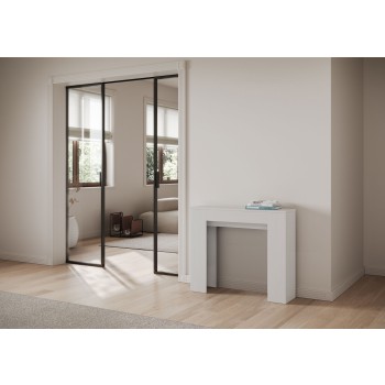 Slick Console - Extendable console 90x25/181 cm Slick White Ash