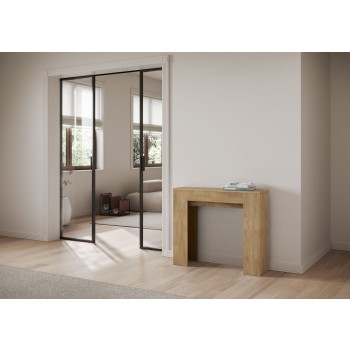 Slick Console - Extendable console 90x25/181 cm Slick White Ash