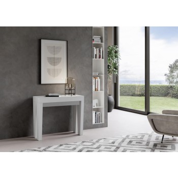 Spimbo Console - Extendable console 90x40/196 cm Spimbo Small White Ash