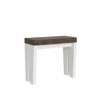 Spimbo Console - Extendable console 90x40/196 cm Spimbo Small White Ash