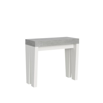 Spimbo Console - Extendable console 90x40/196 cm Spimbo Small White Ash