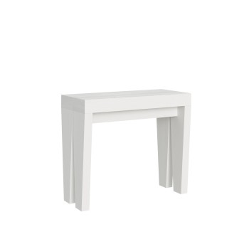 Spimbo Console - Extendable console 90x40/196 cm Spimbo Small White Ash