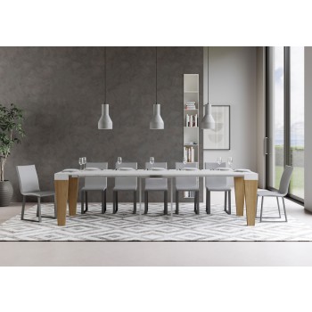 Spimbo Console - Extendable Console 90x40/300 cm Spimbo White Ash